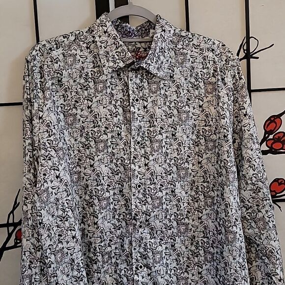 Robert Graham Men's Hurst Long Sleeve Classic Fit Shirt - Picture 3 of 10